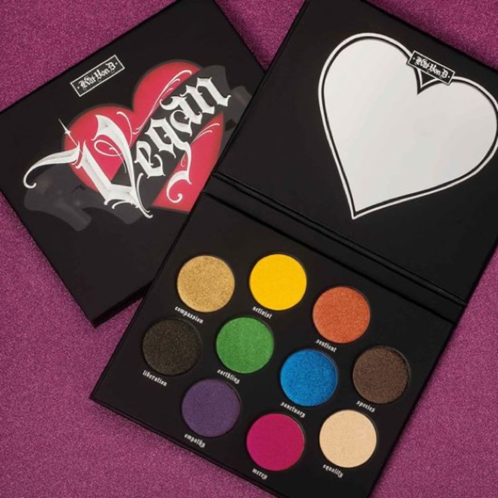 LIKE NEW — Vegan Love Eyeshadow Palette — KVD Vegan Beauty